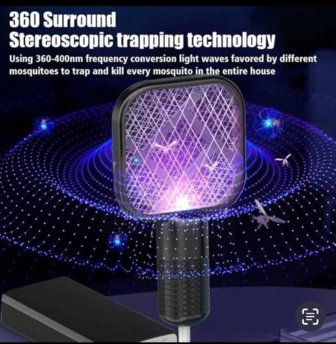 Electric Mosquito Killer Racket with UV Light