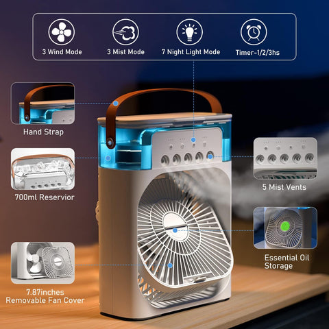 Portable Air Conditioners Cooling Fan