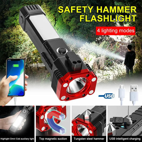 Multifunction 8in1 Portable Led Flashlight